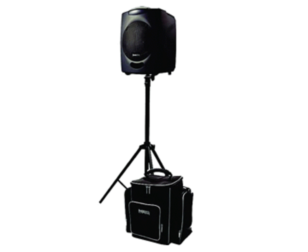 Portable PA System with cordless microphone image 0